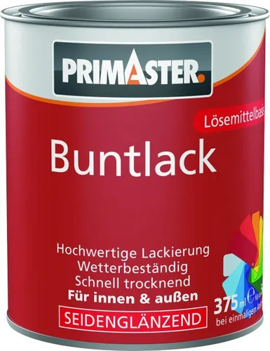 Primaster Buntlack 375 ml feuerrot seidenmatt Lack