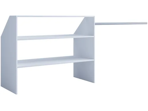 VCM Regal Dacho (Dachschrägenregal, Weiß)