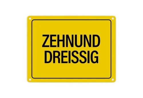 Produktbild speecheese Metallschild 40. Geburtstag Metallschild mit Spruch: Zehnunddreißig Geschenk