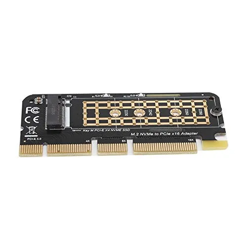 M.2 NGFF auf PCIE Riser-Karte SATA 22PIN M.2 NGFF auf PCI-E 3.0 X16 Adapter SSD-Festplattenerweiterungskarte für Home/Office/Gamer