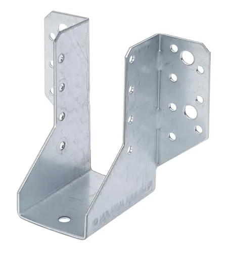 Alberts 836917 Balkenschuh, Silber – Hochwertiger Stahl - Robuster Balkenschuh aus sendzimirverzinktem Stahl, ideal für die gewerbliche Lagerung. Mit 4 Löchern für eine einfache Montage und stabiler Konstruktion für langlebige Anwendungen.