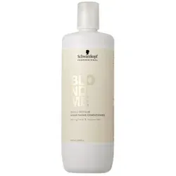 Schwarzkopf Blondme Bond Repair Conditioner 1000ml - Conditioner für blondes Haar, repariert Schäden durch Blondierungen und entwirrt sofort. Mit Bond Repair Technology für stärkere Haarstruktur und 80% weniger Haarbruch.