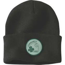 Carhartt KNIT SHAMROCK BEANIE 105690 - black von Carhartt