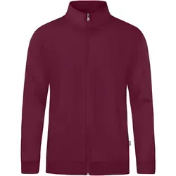 JAKO Unisex Sweatjacke Doubletex in Maroon, Größe XXL