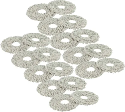 vhbw 20x Wischtuch kompatibel mit Dreame L10 Prime, Ultra Prime, Ultra Wischroboter, Putzroboter - Mopptuch, Wischmopp-Pad - Mikrofaser-Pad