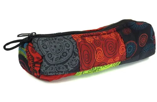 Stifttasche Ethno, Ethno Patchwork Mäppchen - 9*20*9 cm