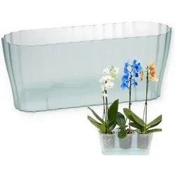 Orchideentopf TRIOLA glas von GarPet