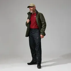 Berghaus Herren Deluge - Wasserdichte Überhose - Herren Outdoor- und Wanderhosen, langlebige und atmungsaktive Regenhose mit 2-lagigem Hydroshell-Material für optimalen Wetterschutz und umweltfreundlichen bluesign-Materialien.