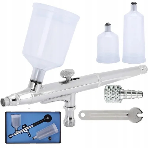 Rosfix Airbrush Spritzpistole Set mit 0,5 mm Düse