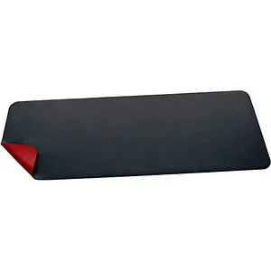 SIGEL Schreibtischunterlage schwarz/rot Lederimitat 80,0 x 30,0 cm, 1 St.