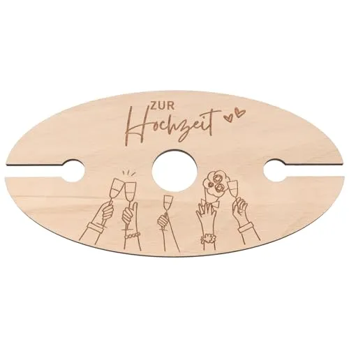 Spruchreif | Praktisches Geschenk für Weinliebhaber | Weinglashalter aus Holz | Weinständer | Geschenkidee | Geschenk zur Hochzeit