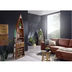 Bootsregal Weinregal aus Altholz von Massivholzmöbel24