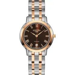Roamer 515811 49 05 50 Damen-Armbanduhr, Edelstahl-Gehäuse, Metall-Armband