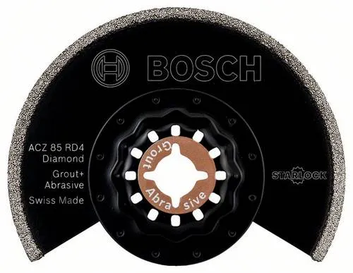 Bosch Diamant-Riff Segmentzaagblad Acz 85 Rd 85 Mm - Hochwertiges Diamant-Riff Segmentzaagblad für präzise Schnitte, ideal für verschiedene Materialien und Anwendungen.