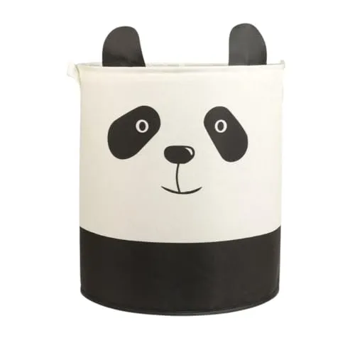 Prendi Home Faltbarer Spielzeug- und Wäschekorb für Kinder – 37x40 cm Aufbewahrungskorb mit Tiermotiv, atmungsaktives Netzgewebe, ideal fürs Kinderzimmer, Babyzimmer oder Badezimmer