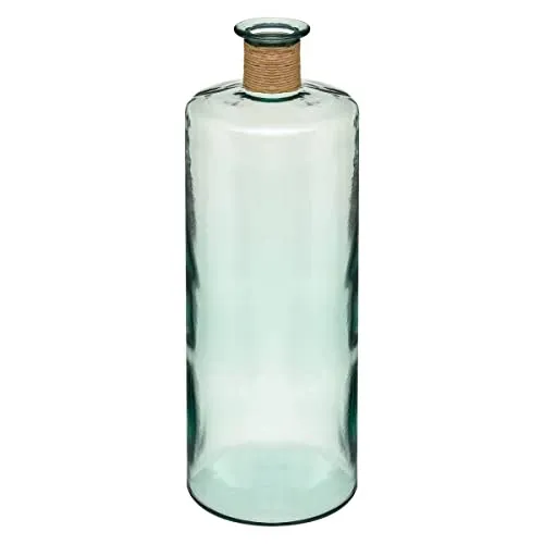 Atmosphera Vase aus recyceltem Glas in weiß von ATMOSPHERA CREATEUR D'INTERIEUR