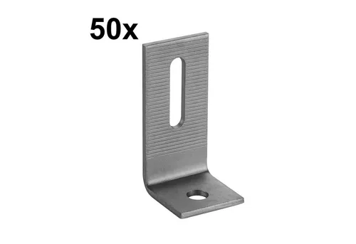 Avoltik Solarmodul-Halterung 90° L Verbindungswinkel aus Edelstahl - Robuste L Halterung für die schnelle Montage von PV-Anlagen auf verschiedenen Dächern. Witterungsbeständig und langlebig, ideal für sichere Verbindungen von Aluminiumschienen.