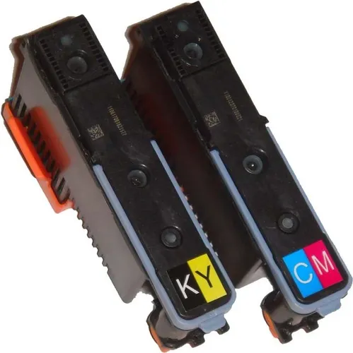 vhbw 2x Druckkopf kompatibel mit HP Officejet Pro L7880, L7800, L7830, L7780 Drucker - black/cyan/magenta/yellow 6,4 cm breit