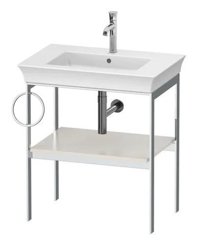 Duravit White Tulip Metallkonsole mit Handtuchhalter von Duravit