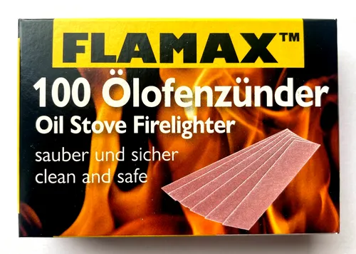 Original FLAMAX 100 Stück Öl-Ofen-Anzünder