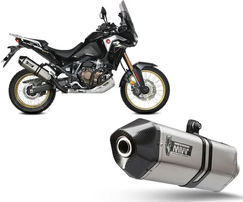 Auspuff Schalldaempfer MIVV SPEED EDGE Stahl HONDA 1100 AFRICA TWIN 2020 > 2023