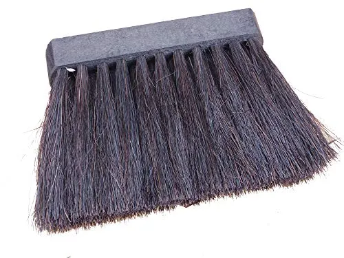 Ersatz-Bürstenkopf eckig für Kaminbesen mit Einbaumaß 11,0 cm x 3,7 cm