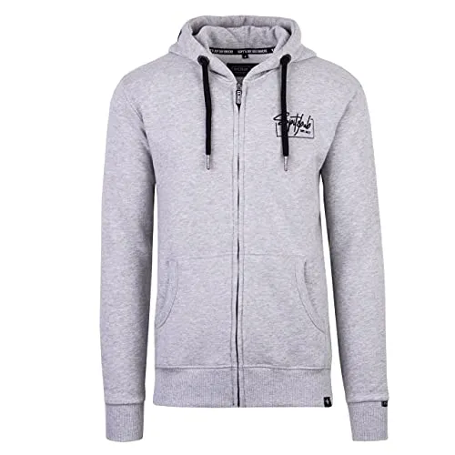 Spitzbub Herren Hoodie Pullover Valentin Grau in grau von Spitzbub