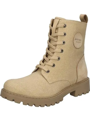 JOSEF SEIBEL Marta 26 Stiefel für Damen in Beige - Wanderschuhe mit komfortabler Schnürung und herausnehmbarer Einlegesohle. Robuste AGO-Machart sorgt für Leichtigkeit und Halt. Ideal für normale Füße (Weite G) - Dein perfekter Begleiter für jedes Abenteuer!