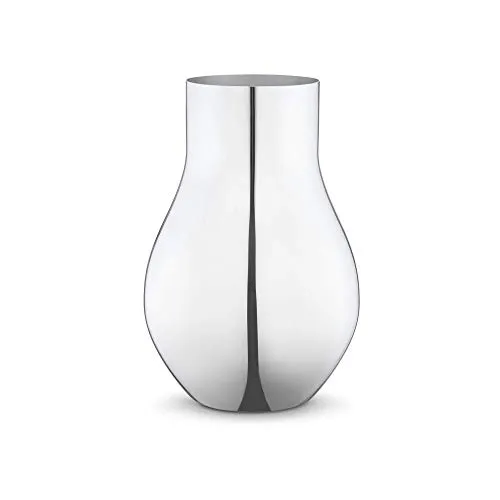Georg Jensen Cafu Vase M 205H:300 Ss in rot von Georg Jensen