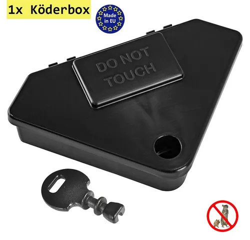 Petigi Lebendfalle 1-30x Köderbox Mäuseköderbox Köderstation Mäusefalle Mausefalle Falle