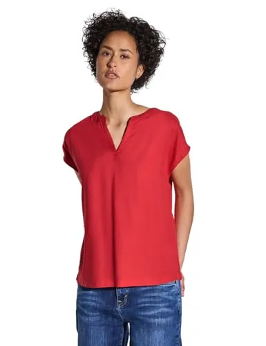 Street One Damen Bluse in Unifarbe