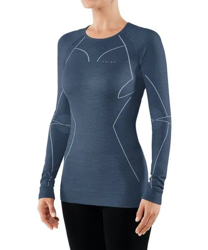 Falke Langarmshirt Wool Tech - Merinowolle Unterwäsche für Damen, Größe XS - Sportliche Unterwäsche aus feinster Merinowolle, die bei kalten Temperaturen extra warm hält und gleichzeitig geruchsneutralisierend wirkt.