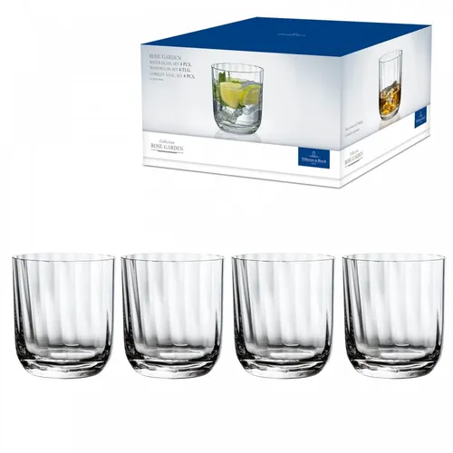 Villeroy & Boch Rose Garden 4tlg. Wasserglas Set in weiß von Villeroy und Boch