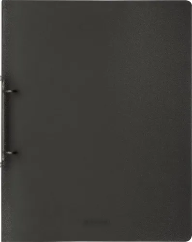 BRUNNEN Schulheft BRUNNEN Ringbuch A4, 2 Ringe, 16 mm, PP-Folie, schwarz