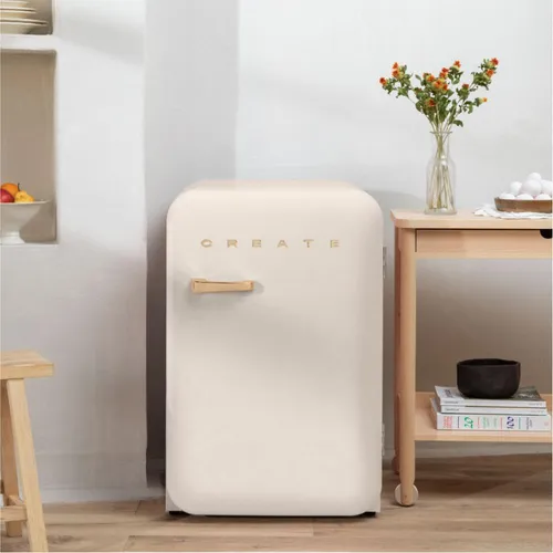 CREATE RETRO FRIDGE 83.5 GOLD