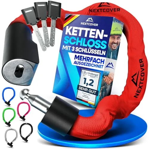 NEXTCOVER® Fahrradschloss LockOne mit Schlüssel I