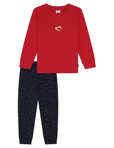 Schiesser Mädchen Schlafanzug Set Pyjama lang - 100% Organic Bio Baumwolle - Schlafanzüge für Mädchen, aus 100% Organic Bio Baumwolle für höchsten Komfort und ein gutes Gefühl beim Schlafen.