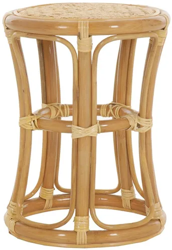 Runder Rattan-Hocker (Honig)