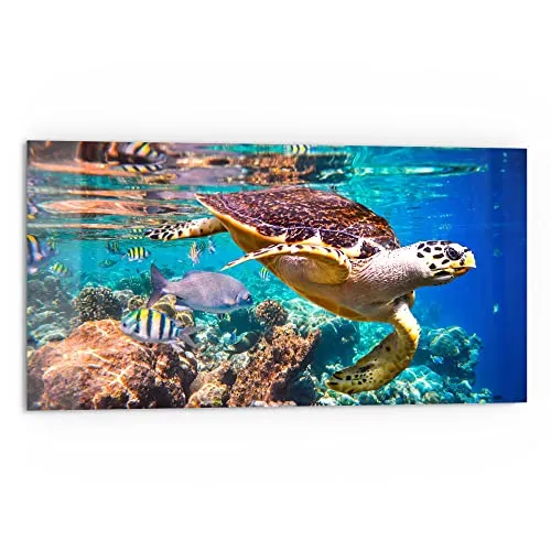 Wandverkleidung Blau von DEQORI