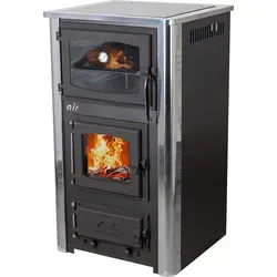 Kaminofen ABC Concept 2 Air Mini mit Backfach und Herdplatte - Kaminöfen für effizientes Heizen und Kochen, mit Glaskeramikkochfeld und eleganter Optik. Ideal für gemütliche Abende und vielseitige Nutzung ohne Strom.