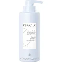 KERASILK Specialists Smoothing Mask 500 ml - Haarmaske für Damen, intensiv pflegend und glättend, stärkt das Haar und verleiht brillanten Glanz, ideal für geschädigtes Haar.
