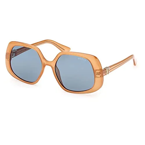 Guess Sonnenbrille GU7862 59V 56 Damen Braun - Damen Sonnenbrille mit 100% UVA & UVB Schutz, stilvollem quadratischen Design und hochwertigem Kunststoffrahmen, ideal für sonnige Tage.