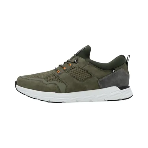 Rieker Herren Sneaker Slipper mit MemoCup Einlage 09102 in Grün, Größe 45 EU
