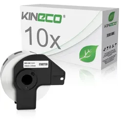 10x Etiketten kompatibel zu Brother DK-11221, 23mm x 23mm