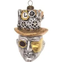 Weihnachtsbaumschmuck Silber von Krebs Glas Lauscha