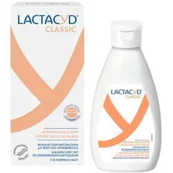 Lactacyd® Classic Intimwaschlotion – pH-angepasst & sanft für die tägliche Pflege - Intimduschen – Sanfte Waschlotion mit natürlicher L-Milchsäure, bewahrt das pH-Gleichgewicht und sorgt für ein frisches Gefühl den ganzen Tag.