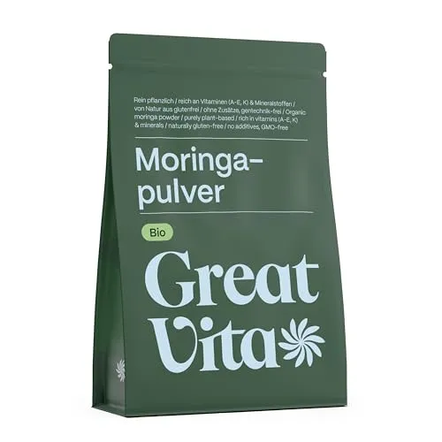 Produktbild GreatVita Bio Moringa Pulver 400g, ohne Zusätze