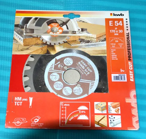 Kwb Easy Cut HM 170x30 mit 24 Zähnen E54 Schneidet sogar Nägel 11/23