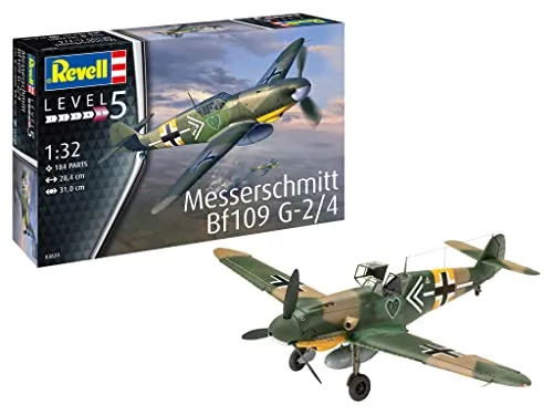 Revell Modellbausatz Messerschmitt Bf109G-2/4 03829 von Revell