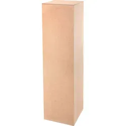 Dekosäule Unlackiertes MDF - Blumensäule für Wohnzimmer - Blumenständer - Podest Deko für Figuren - Pflanzenständer - Deko Wohnzimmer 110x30x30 - Bronze